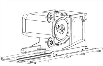 Gránit drótfűrész vágógép